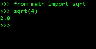 Calculating Python Square Root of a Positive Integer