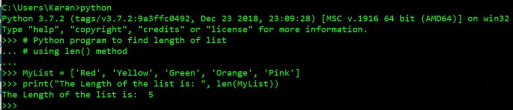 Python List Length | How to Find the Length of List in Python - Python Pool
