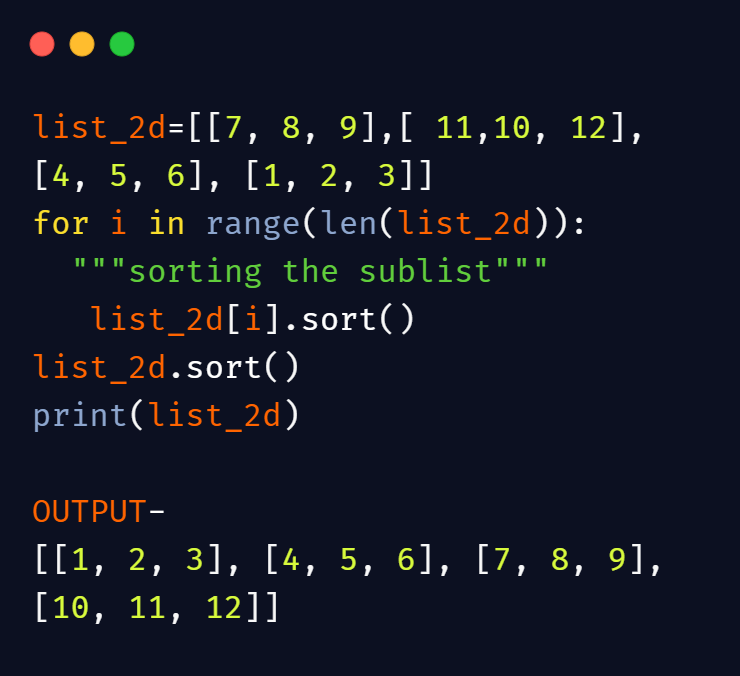 python 2d list assignment