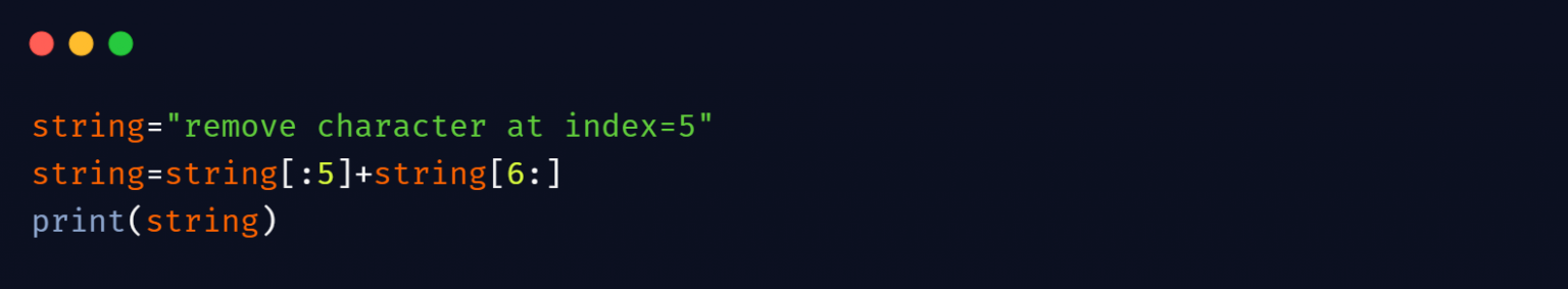 7 Ways to Remove Character From String Python - Python Pool