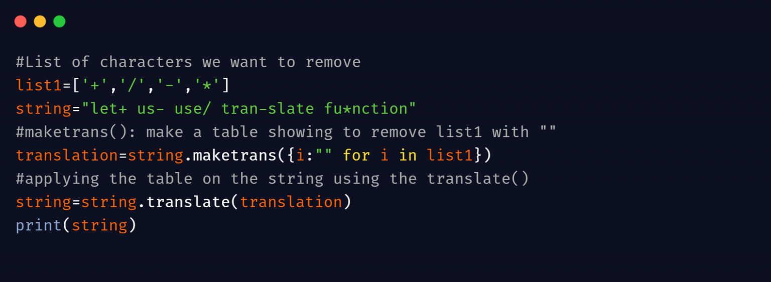 remove index from string python