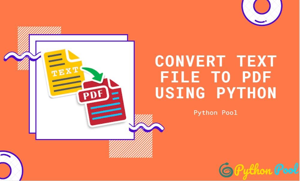 python text to pdf