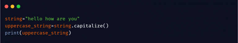 7 Ways of Making Characters Uppercase Using Python - Python Pool