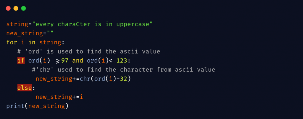 7 Ways of Making Characters Uppercase Using Python - Python Pool