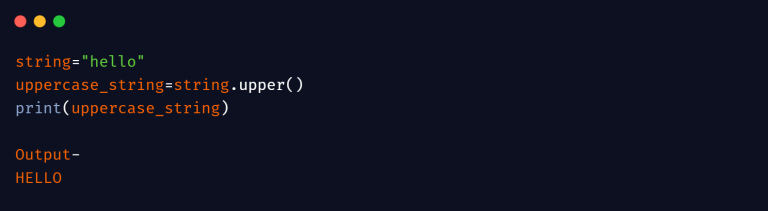7 Ways of Making Characters Uppercase Using Python - Python Pool