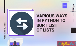 python sort list of lists