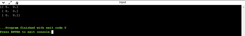 Example of numpy memmap