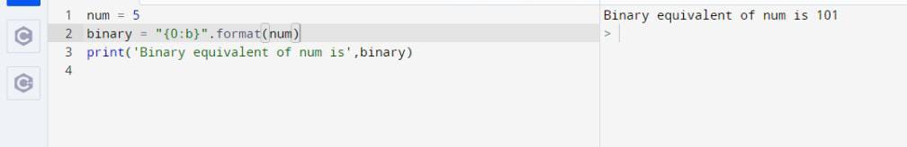 Using str.format()