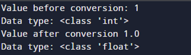 Alternative for implicit conversion of int to float: