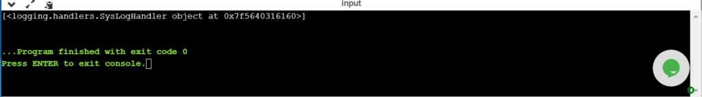 Python Syslog
