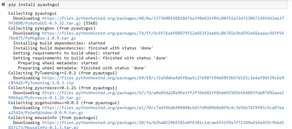 PyAutoGUI Installation
