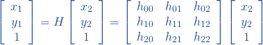 Alignment of image using Homography