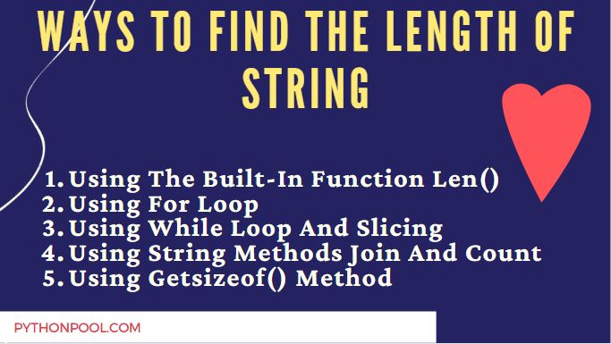 Ways to find the length of string