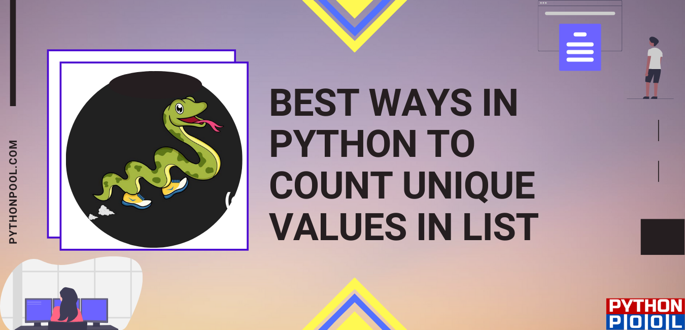 python count unique values in list