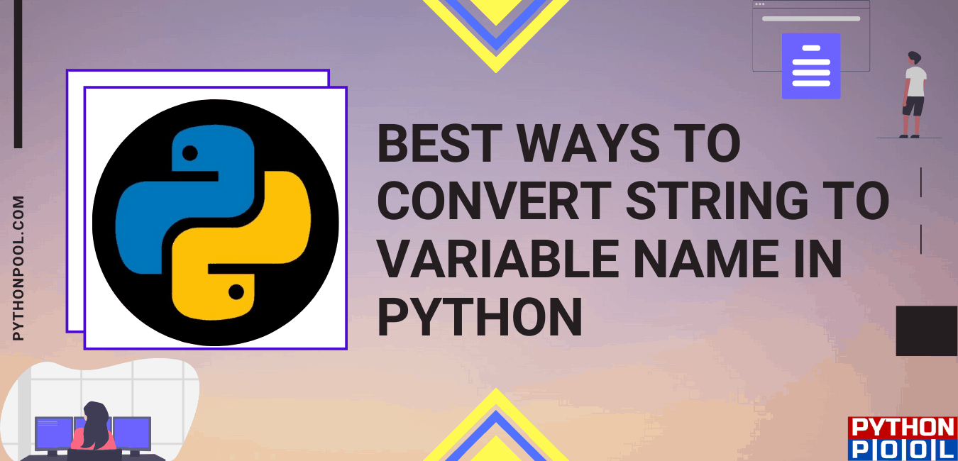 python string to variable name