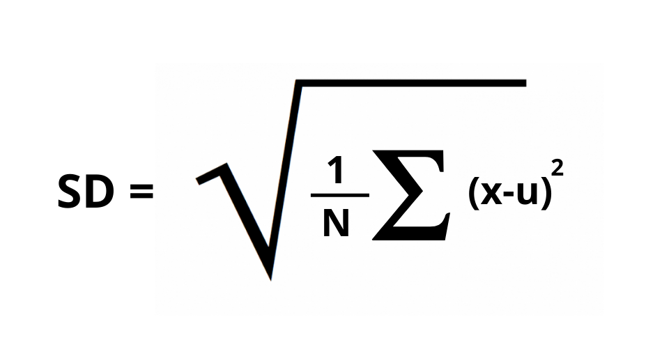 standard deviation formula