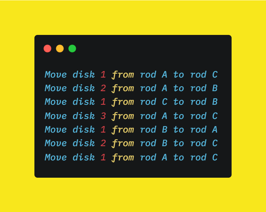 Tower of Hanoi in Python