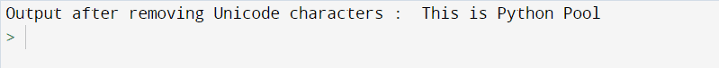 Using encode() and decode() method