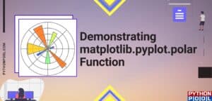 Demonstrating matplotlib.pyplot.polar() Function