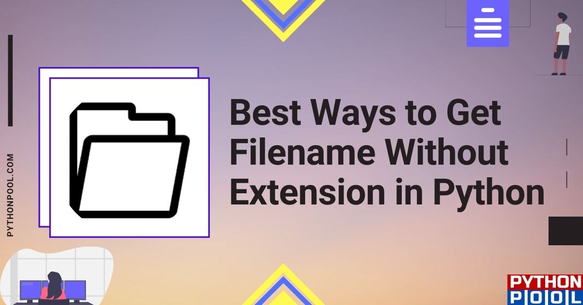 python get filename without extension