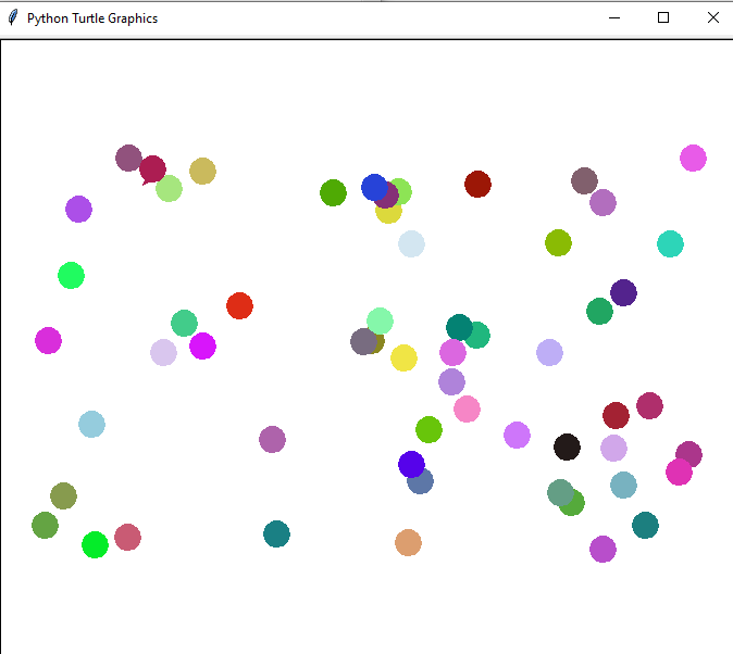 Making Random Colors in Python Using Turtle