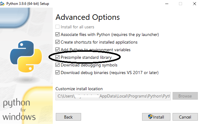 Python installation