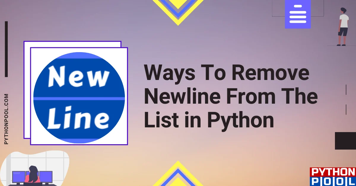 python remove newline from list