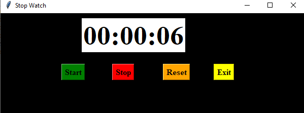 stopwatch in python