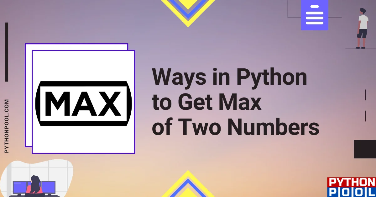 python max of two numbers