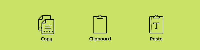 copy, clipboard & paste