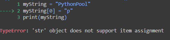 typeerror 'str' object does not support item assignment python json