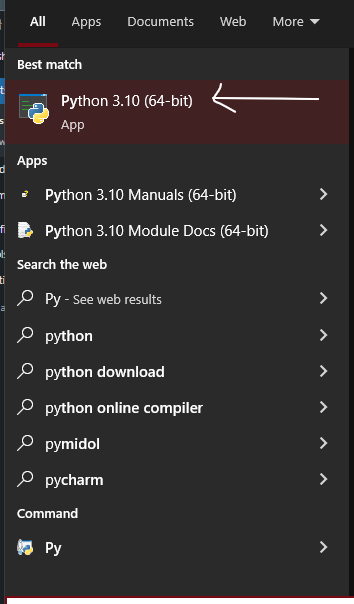 Python application 3.10
