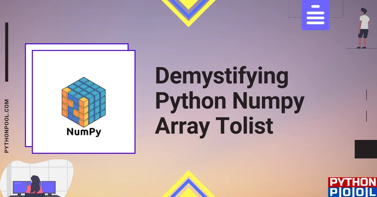 numpy array tolist