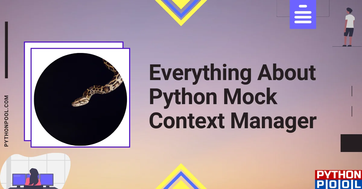 python mock context manager