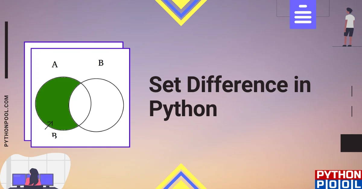 python set difference