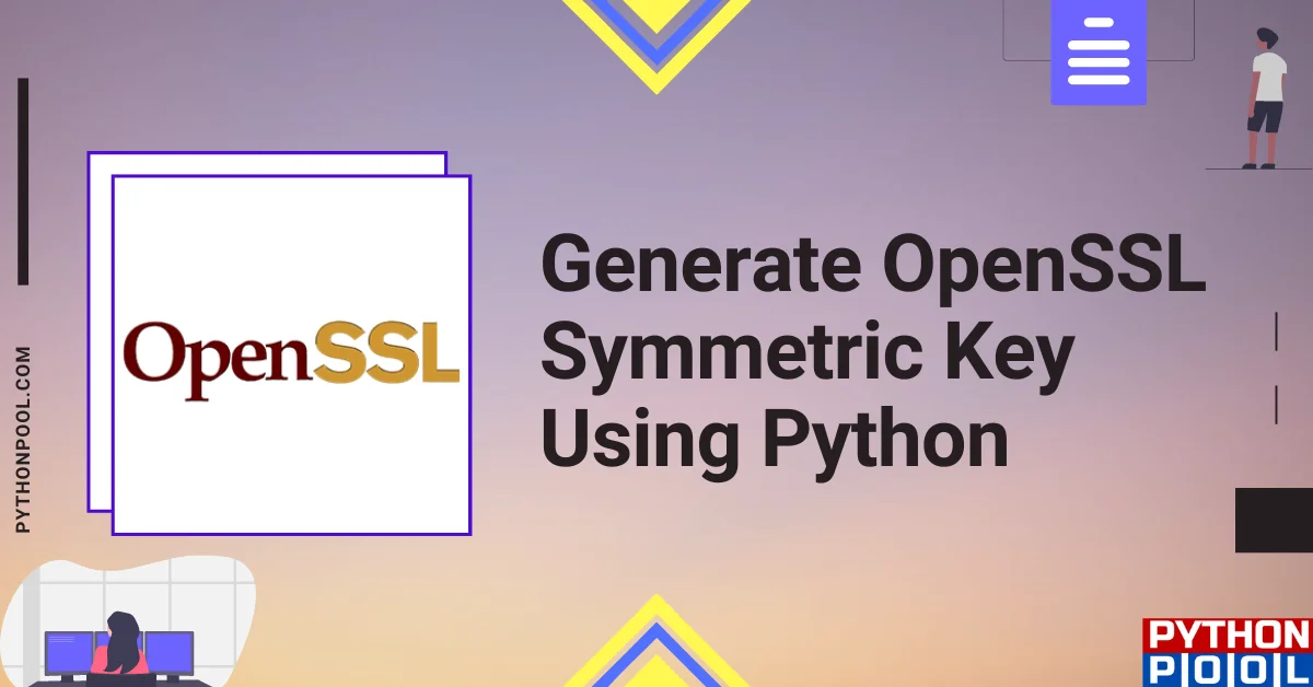 python using openssl generate symmetric key