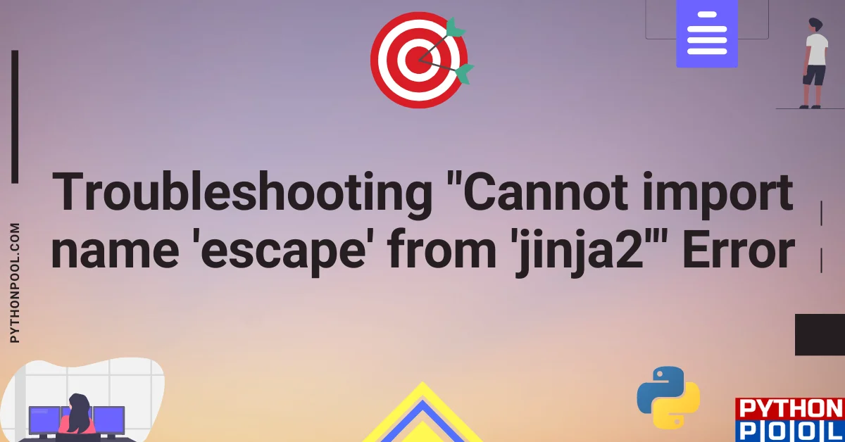 cannot import name 'escape' from 'jinja2'