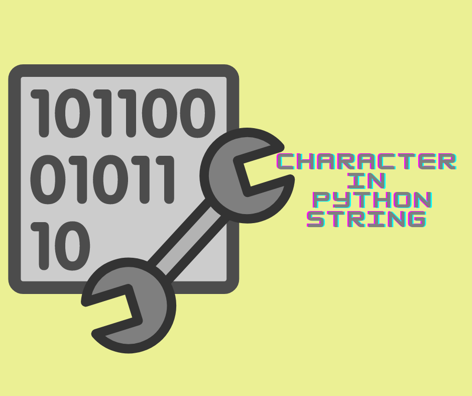 character in string in Python