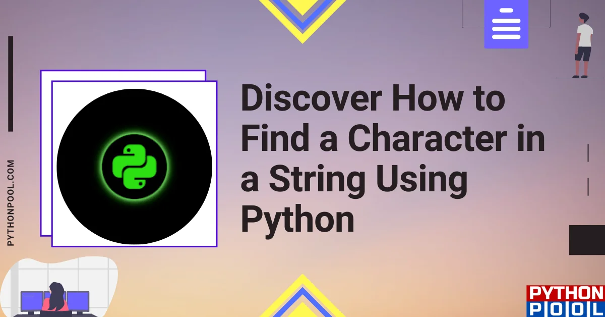 python find character in string