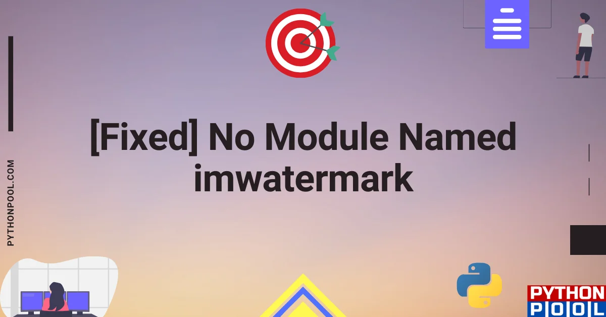 no module named imwatermark fixed