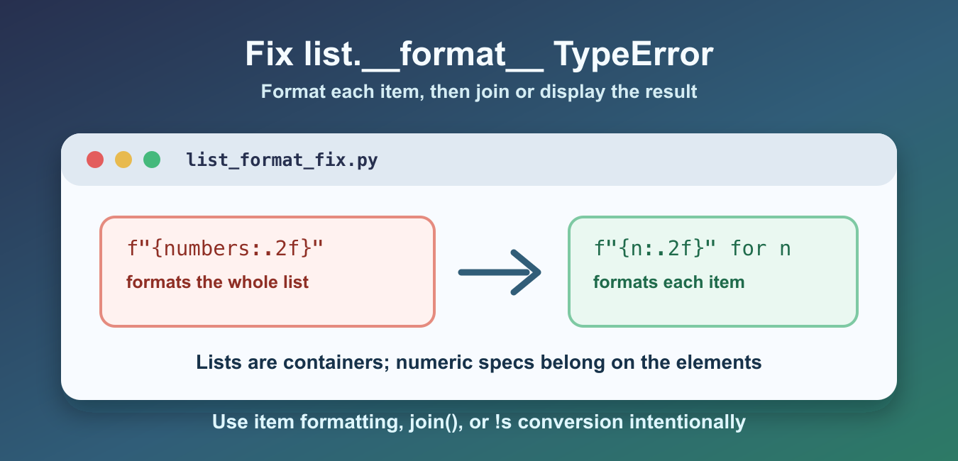matlab - typeerror: unsupported python data type: ... Fix TypeError: unsupported format string passed to list.__format__
