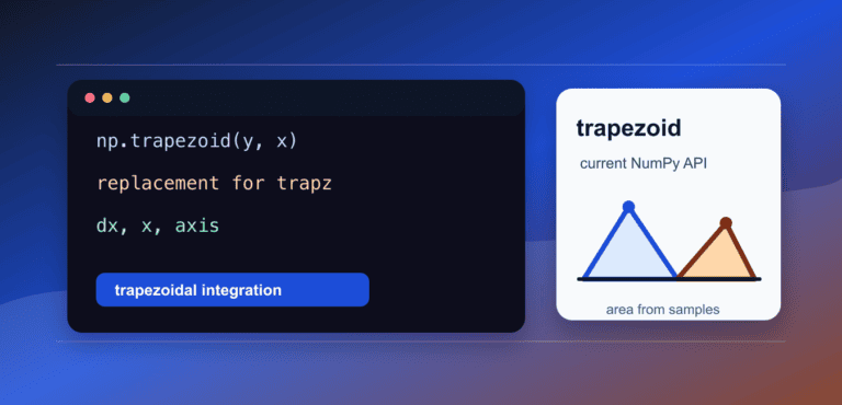 NumPy trapz to trapezoid: Modern Integration