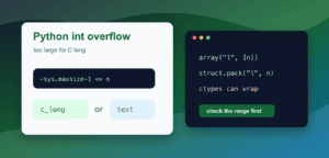 Fix Python int Too Large for C long OverflowError