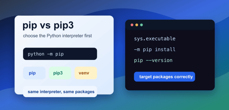Pip3 Flags pip vs pip3: Which Python Package Command to Use?