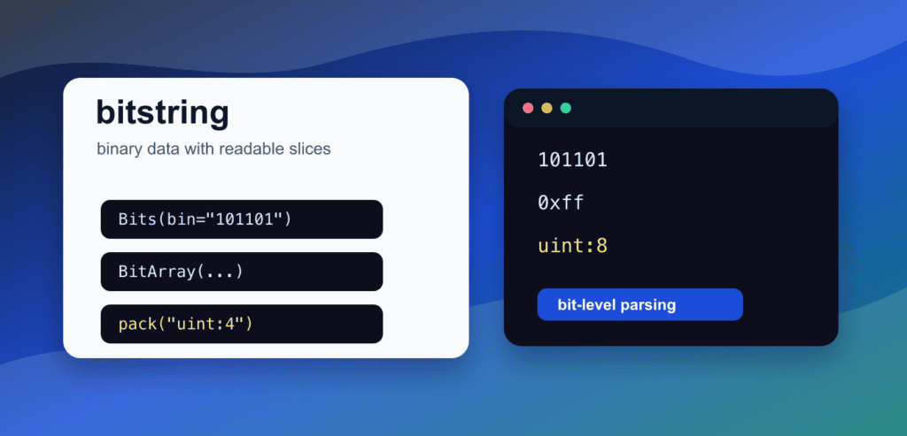 Python bitstring: Read and Build Binary Data Safely