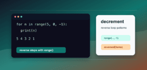 Decrement a For Loop in Python with range()