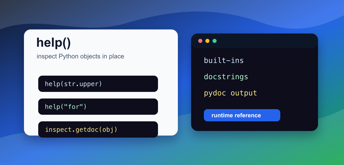 Python help() Function: Inspect Code, Modules, and Classes