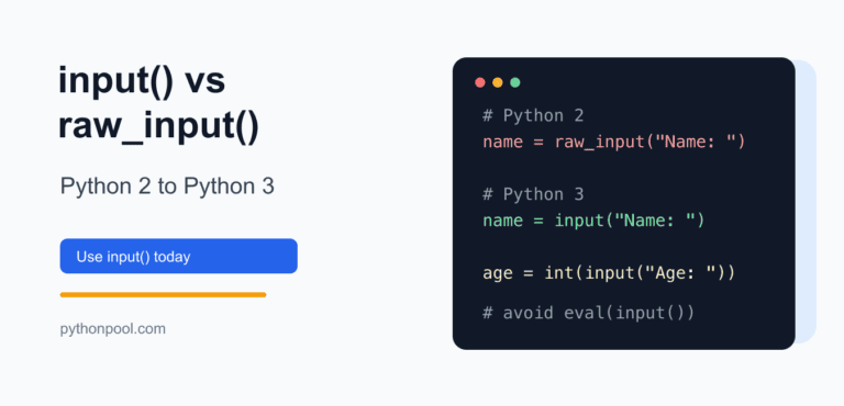 Python input() vs raw_input() Guide