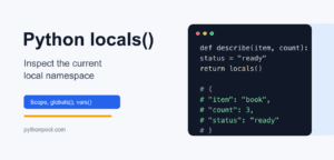 What Is Local In Python Python locals(): Inspect Local Names and Scope Carefully