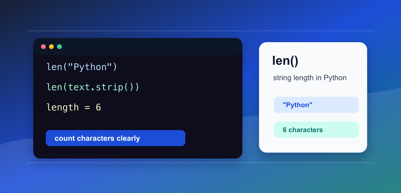Python String Length: len(), Unicode, and Bytes